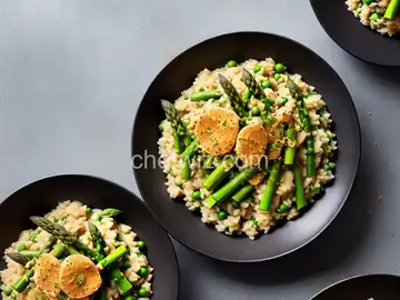 Spring Pea and Asparagus Risotto