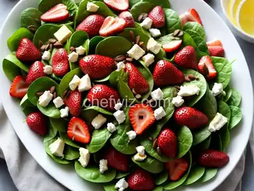 Spring Strawberry Spinach Salad
