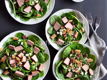 Springtime Ham and Spinach Salad