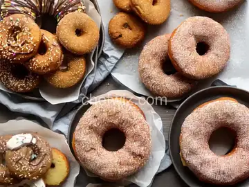 Sprinkle Cake Donuts
