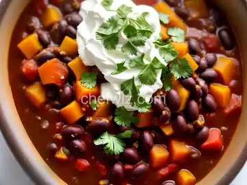 Squash-Black Bean Chili