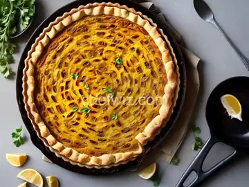 Squash and Caramelized Onion Tart