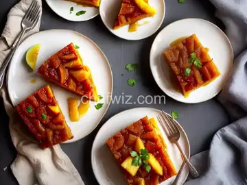 Sri Lankan Caramelized Pineapple-Upside Down Cake