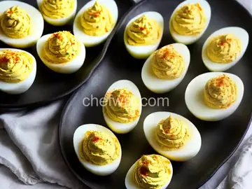 Sriracha Deviled Eggs