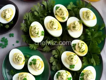 St. Patrick's Day Deviled Eggs