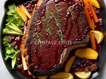 Standing Rib Roast with Cabernet au Jus