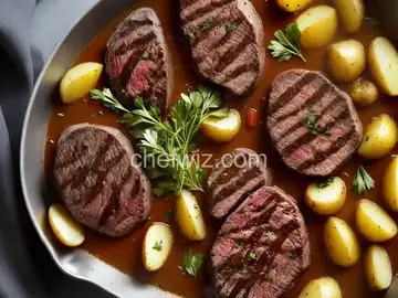 Steak Medallions with Potatoes
