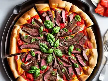 Steak Pizzaola with The Works