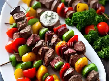 Steak Stew Meat Shish Kabobs