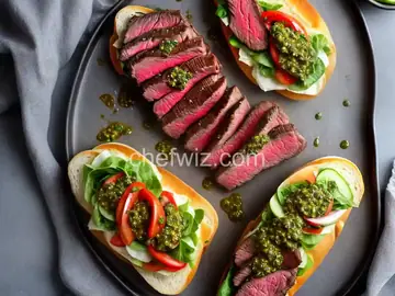 Steak and Chimichurri Sandwiches Recipe