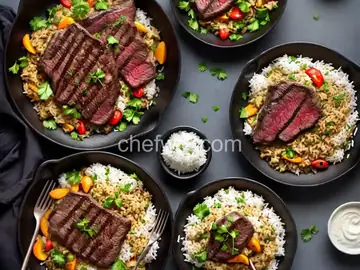 Steak and Rice