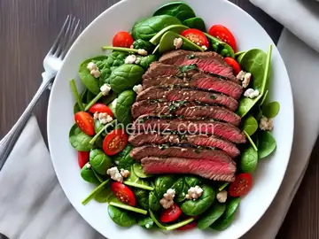 Steak and Spinach Salad