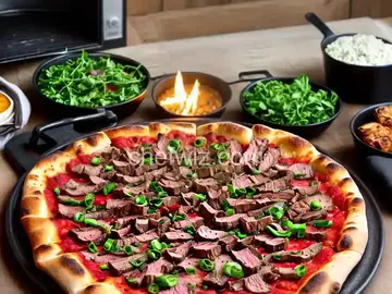 Steakhouse Steak in a Pizza Oven