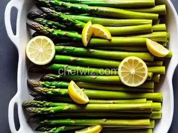 Steamed Asparagus with Lemon Butter