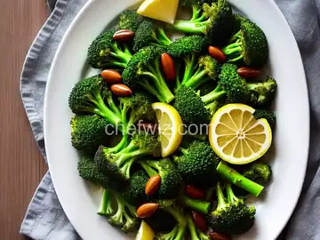 Steamed Broccoli with Olive Oil, Garlic, and Lemon