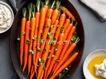 Steamed Carrots With Hot Honey Butter