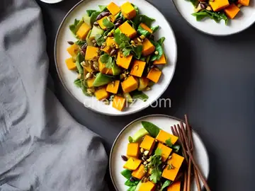 Steamed Kabocha With Ginger-Soy Dressing