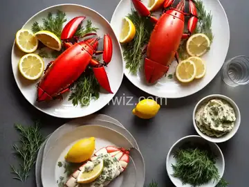 Steamed Lobster with Lemon-Herb Butter