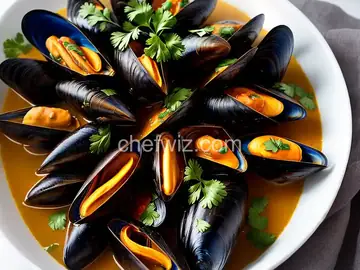 Steamed Mussels With Thai-Style Coconut-Curry Broth Recipe