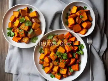 Steamed Sweet Potatoes