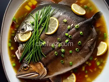 Steamed Whole Fish With Ginger, Scallions, and Soy