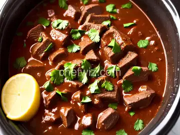 Steph's Slow Cooker Beef Mole