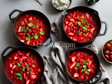 Stewed Strawberry and Rhubarb