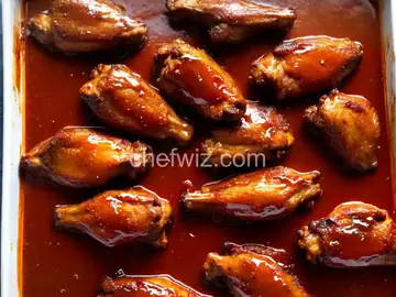 Sticky Baked Chicken Wings