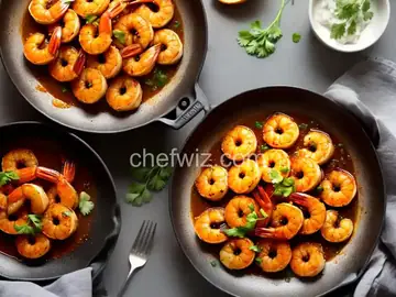 Sticky Crispy Orange Shrimp