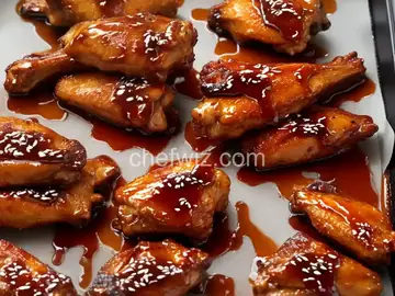 Sticky Honey-Soy Chicken Wings