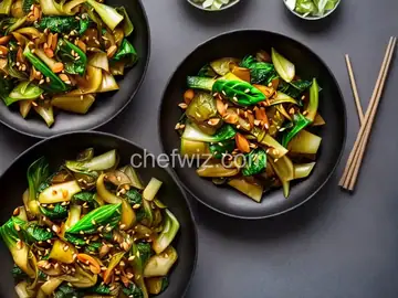 Stir-Fried Bok Choy with Ginger and Garlic