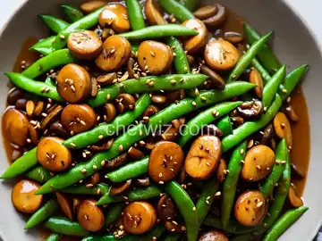 Stir-Fried Snap Peas and Mushrooms With Fish Sauce and Basil Recipe