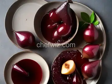 Stoofperen met Rode Wijn (Red Wine-Poached Pears)