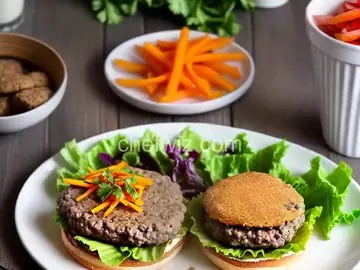 Straight-Up with a Pig Patty Burger
