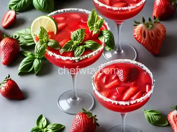 Strawberry Basil Margarita