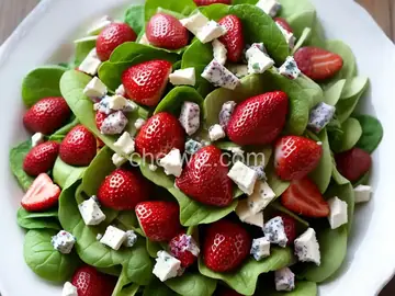 Strawberry Blue Cheese Salad
