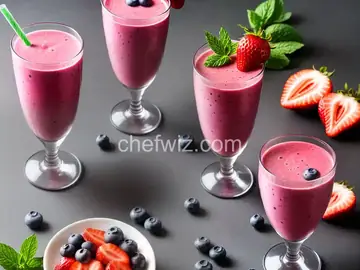 Strawberry Blueberry Smoothies