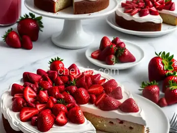 Strawberry Cake with Jell-O