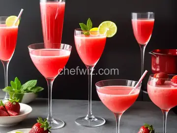 Strawberry Champagne Punch