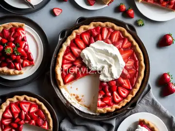 Strawberry Cheese Pie