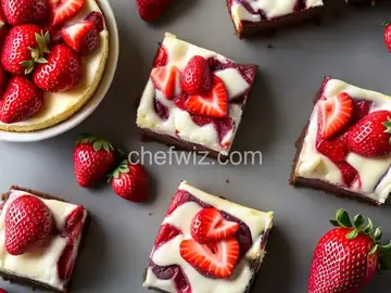 Strawberry Cheesecake Brownies