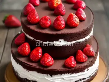 Strawberry Chocolate Mousse Cake