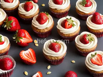 Strawberry Compote Cupcakes