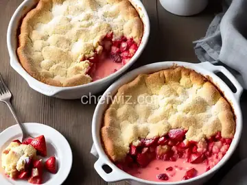 Strawberry Cream Cheese Cobbler