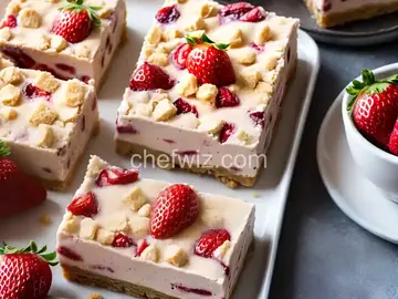 Strawberry Crunch Ice Cream Bars