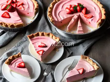 Strawberry Custard Pie
