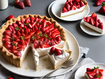 Strawberry Delight Dessert Pie