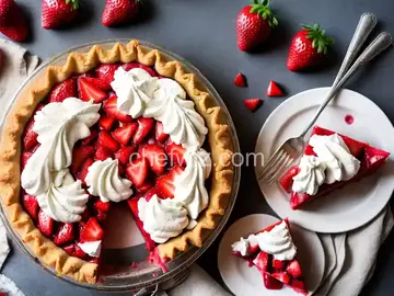 Strawberry Frozen Pie