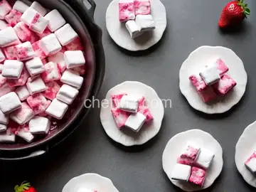 Strawberry Guimauve Marshmallows