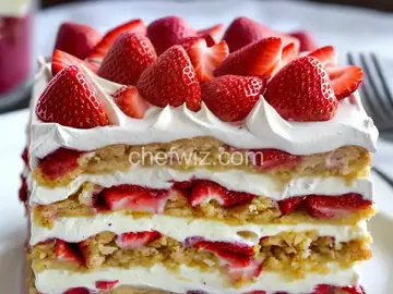 Strawberry Icebox Cake